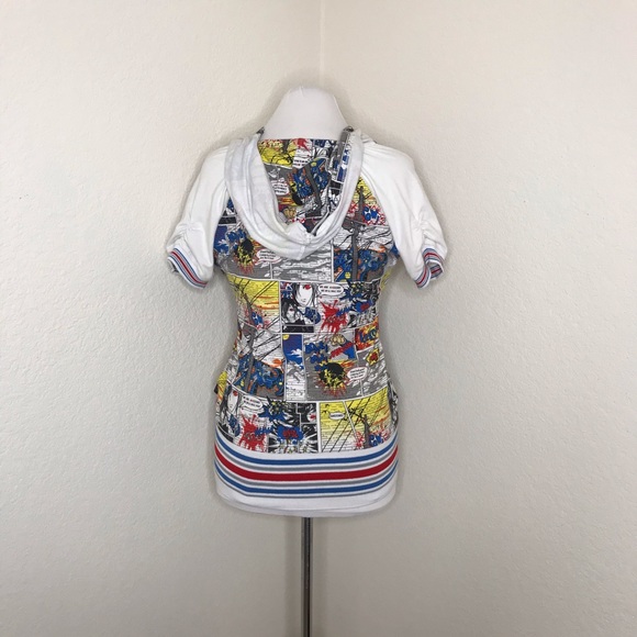 Comic Book Hoodie Top - Picture 5 of 16